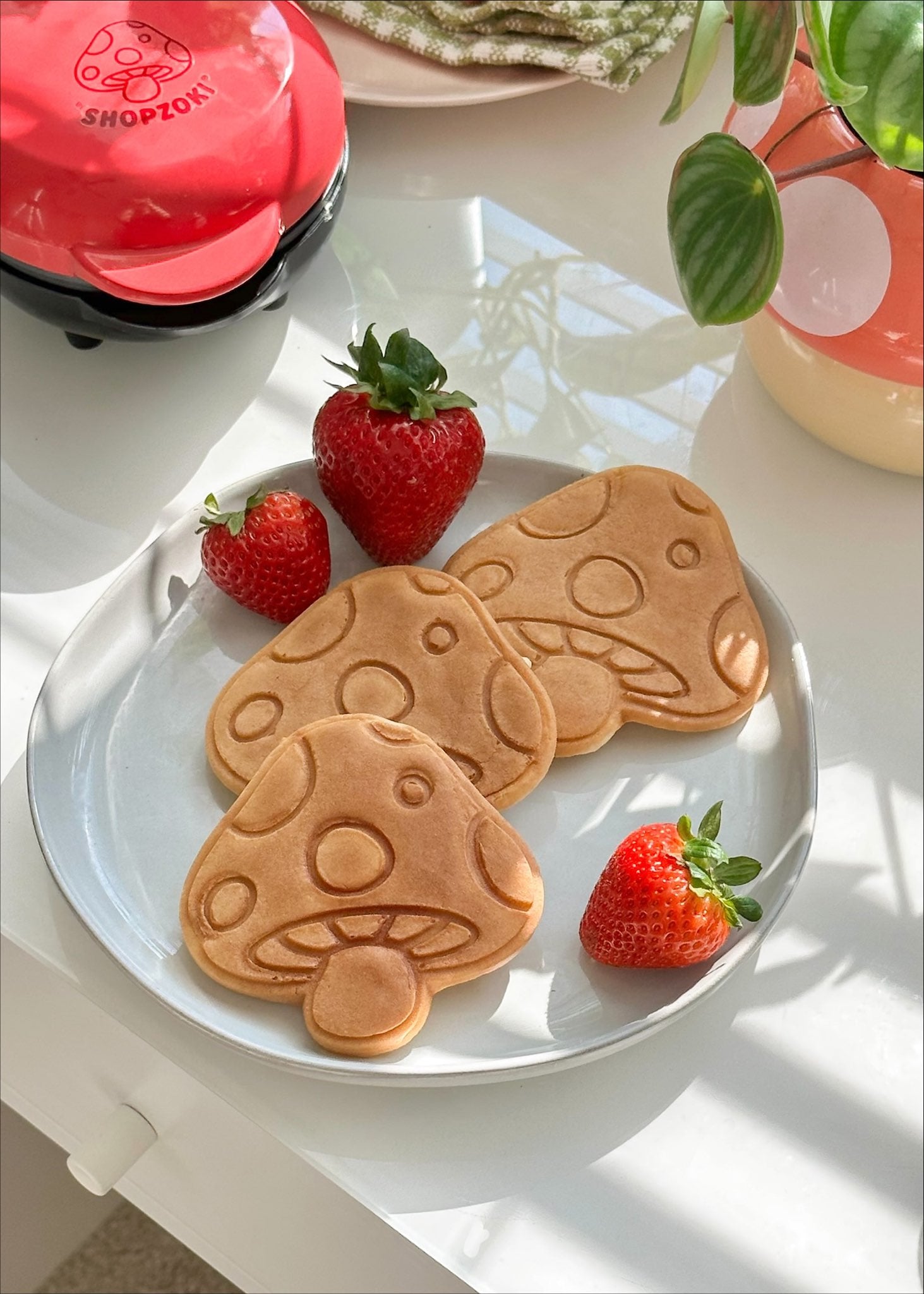 Mushroom Waffle Maker