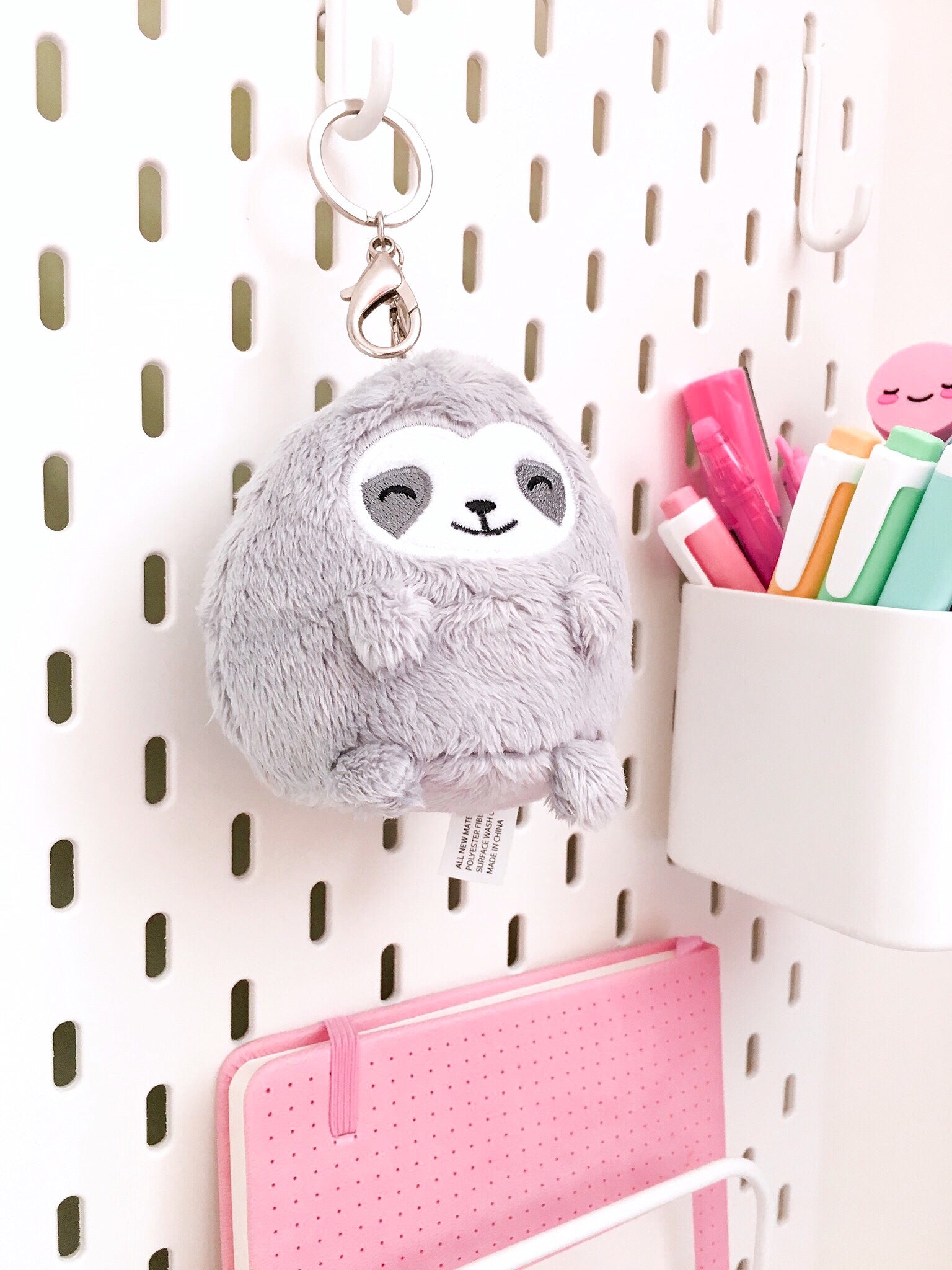 Sloth Keychain Plush - Shopzoki