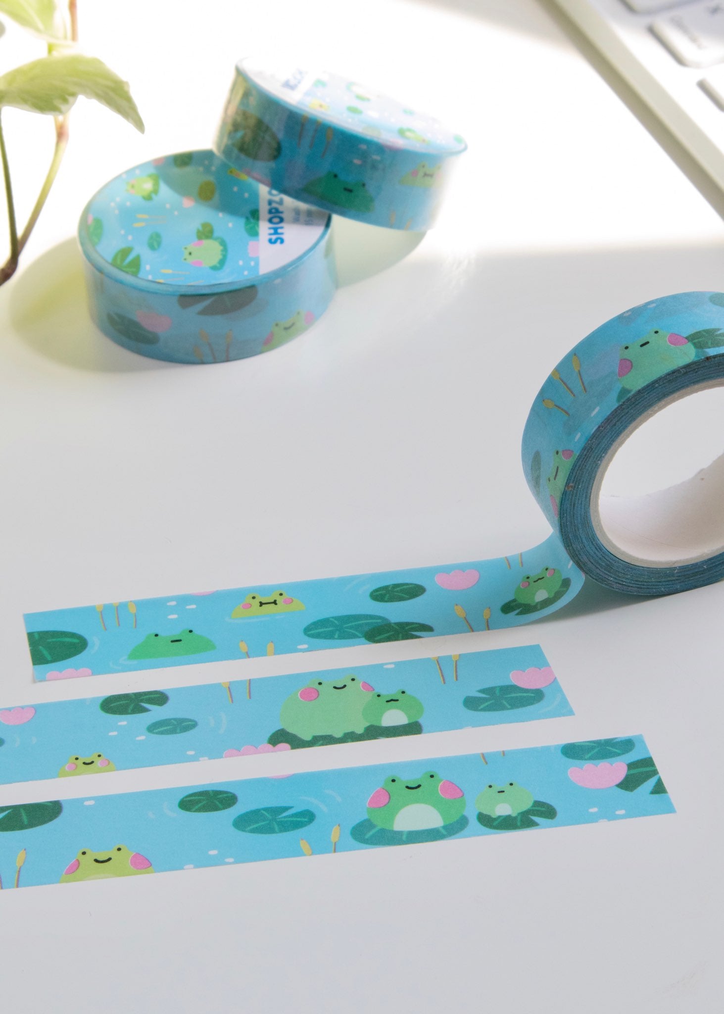 Ebbo Lily Pad Washi Tape - Shopzoki