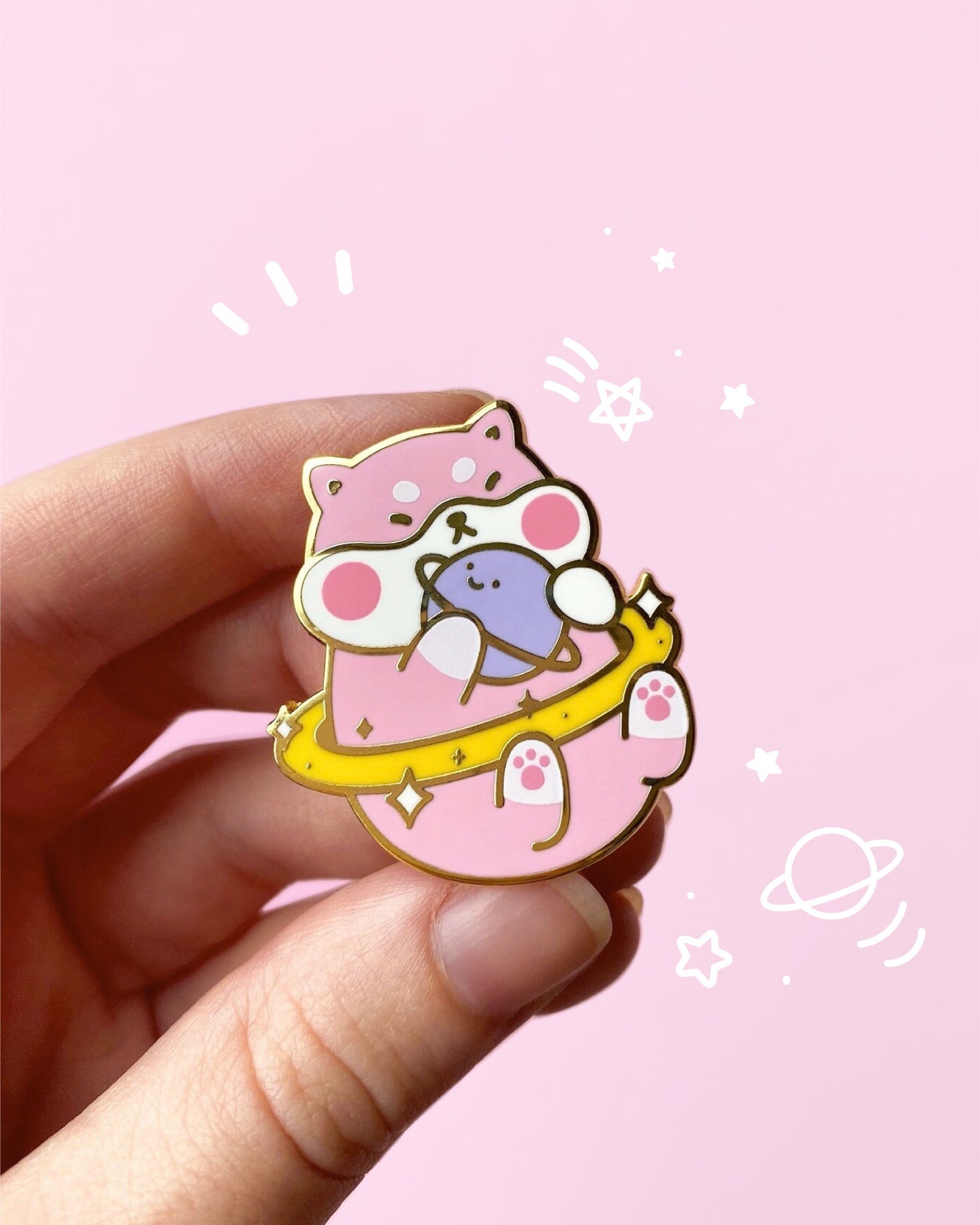 Shiba Space Pin - Shopzoki