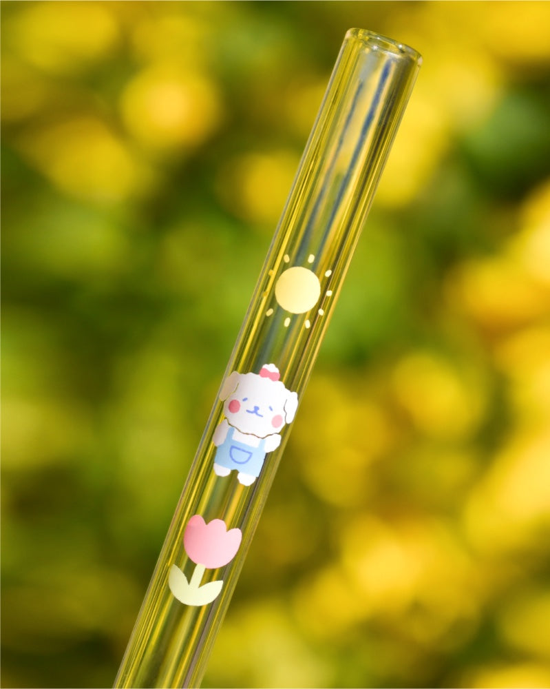 Sunny Day Glass Straw - Shopzoki