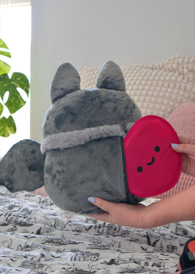 Blackberry Bat Heatable Plush