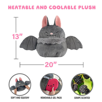 Blackberry Bat Heatable Plush