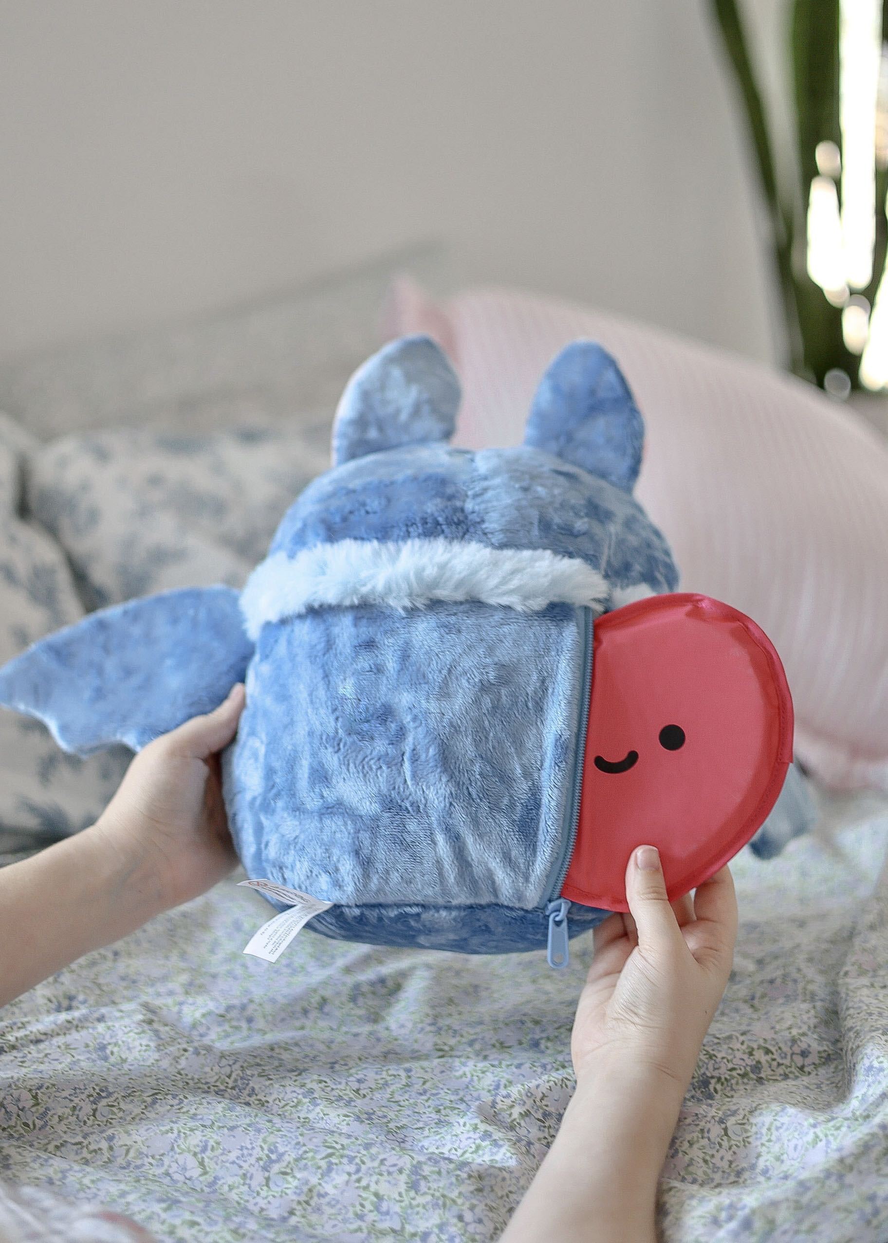 Blueberry Bat Heatable Plush
