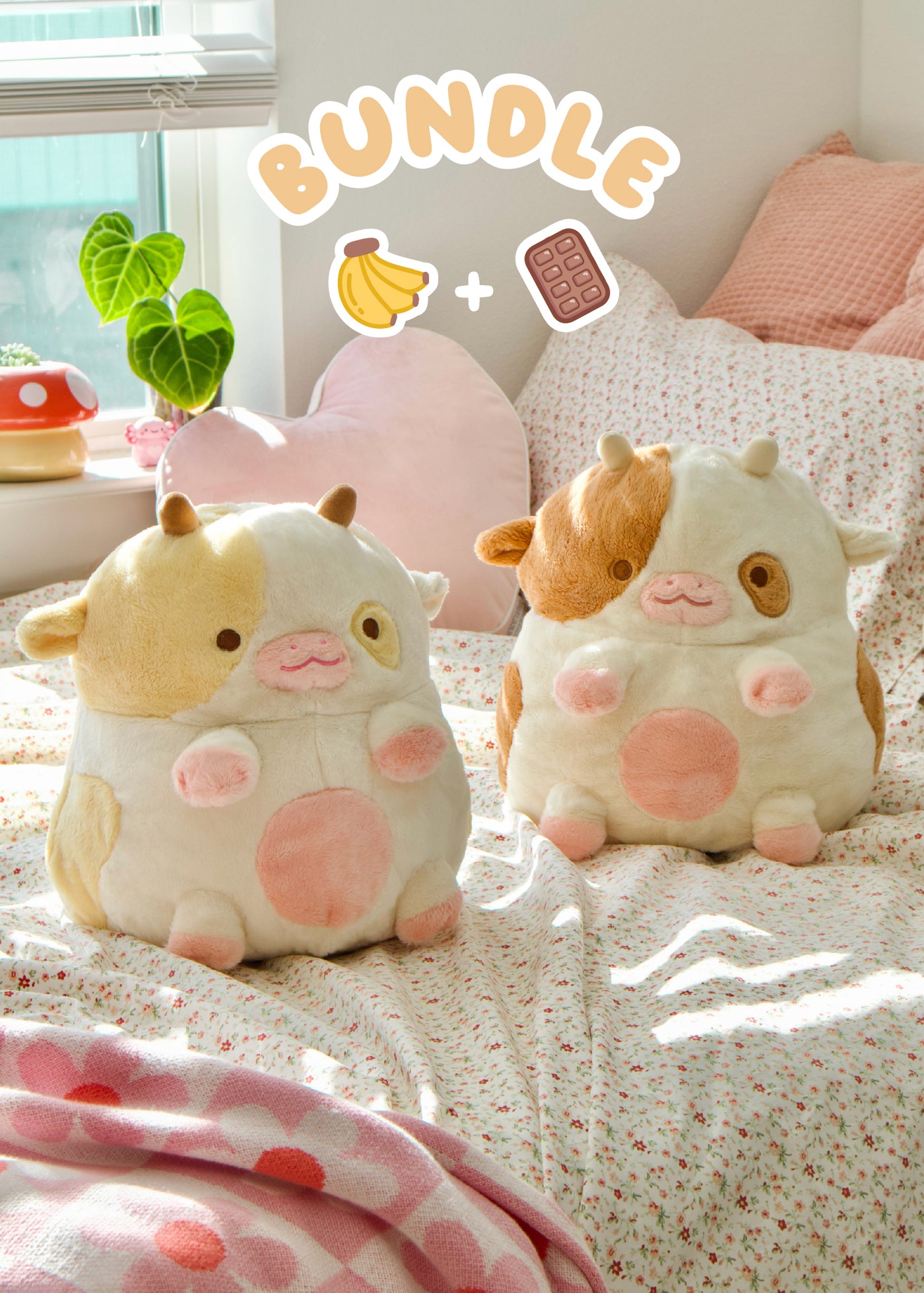 Chocolate and Banana Cow Bundle