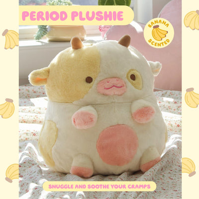 Banana Cow Heatable Plush