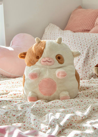 Chocolate Cow Heatable Plush