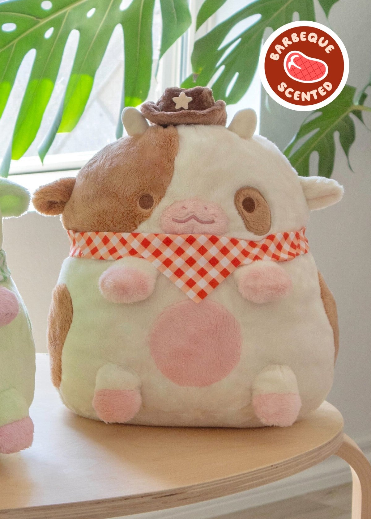 Cowboy Cow Heatable Plush