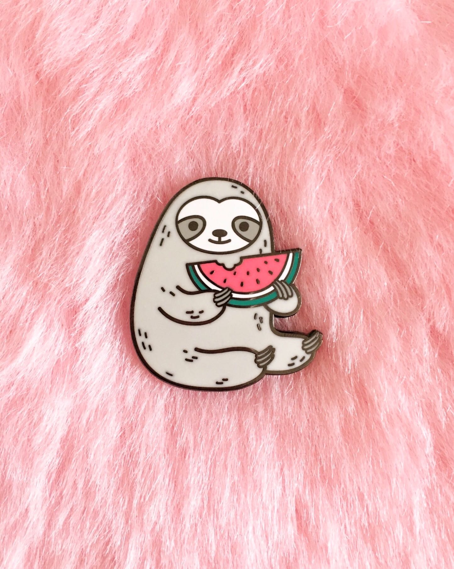 Sloth Watermelon Pin - Shopzoki