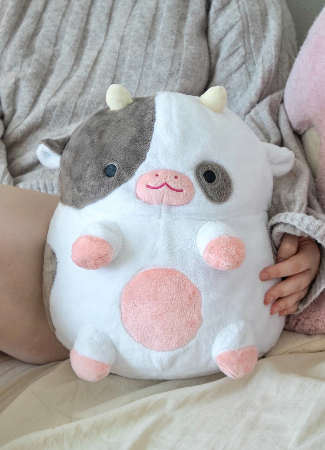 Cow Heatable Plush Shopzoki Cow Heatable Plush Shopzoki
